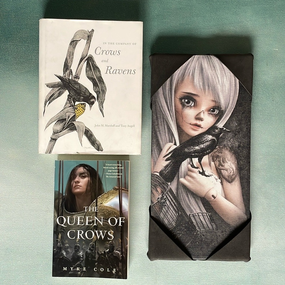 In The Company of Crows and Ravens Book + Queen Of The Crows
